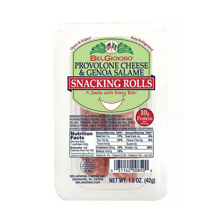 Belgioioso Prov-Salame Snack Roll 1.5 oz