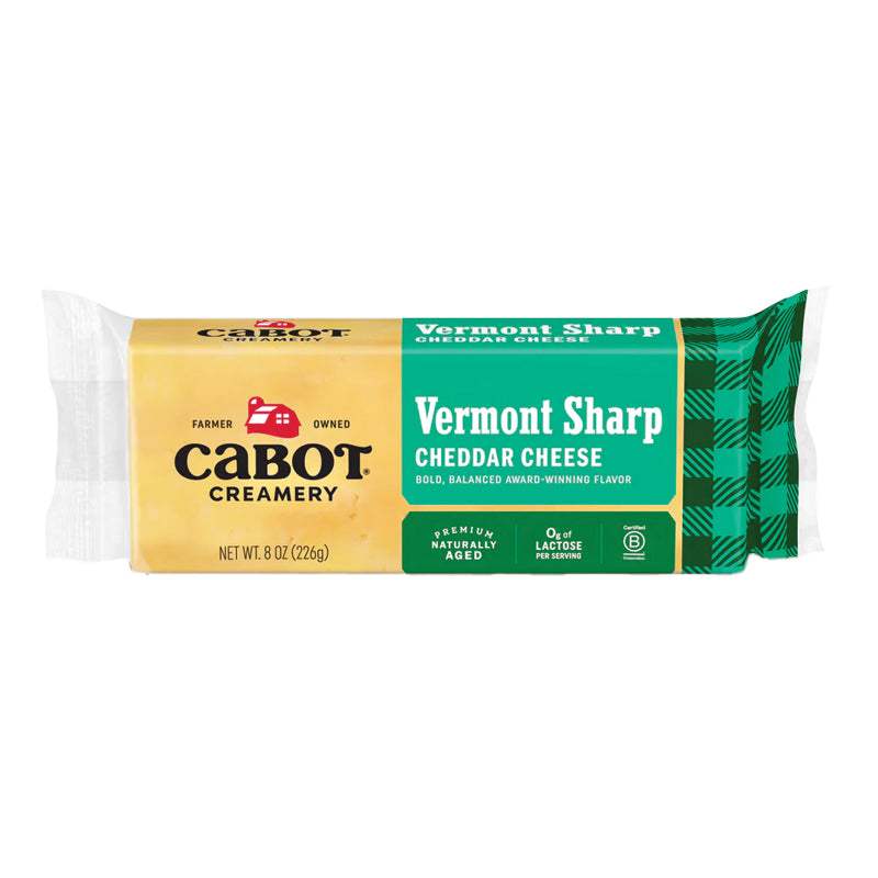 Cabot Yellow Sharp Cheddar 8 oz – Hana Food Distributors Inc.