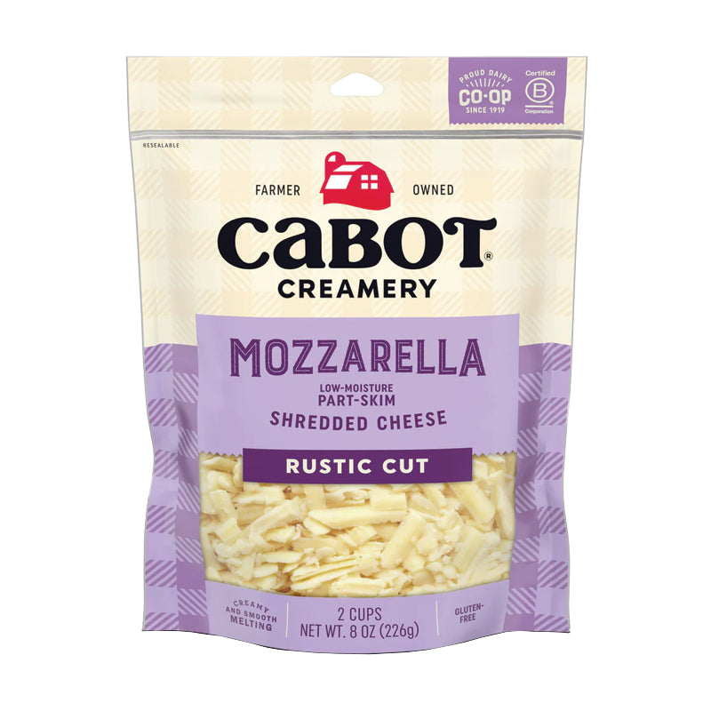 Cabot Mozzarella Shred 8 oz