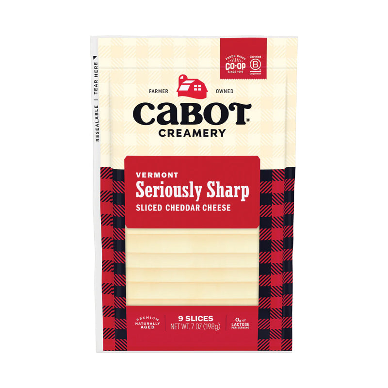 Cabot Srsly Sharp Wht Ched Slices 7 oz