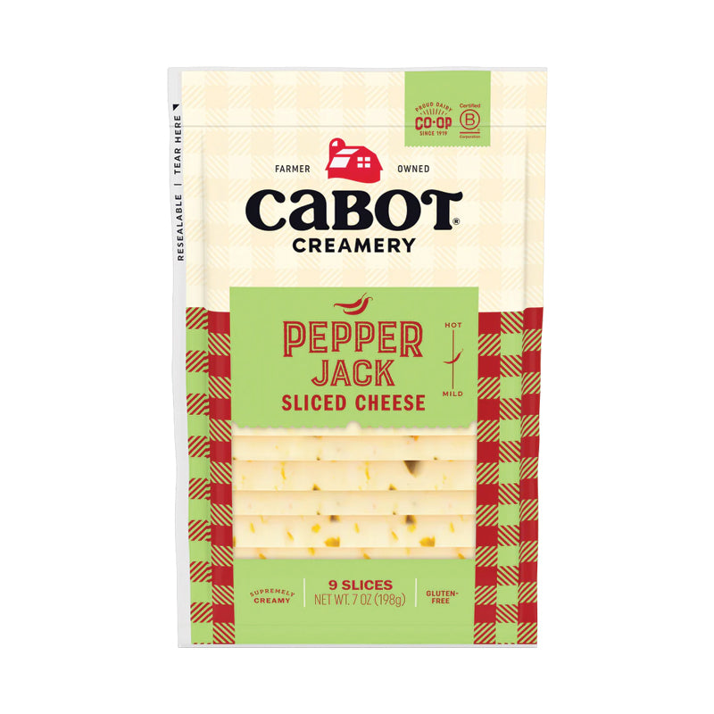 Cabot Pepper Jack Slices 7 oz