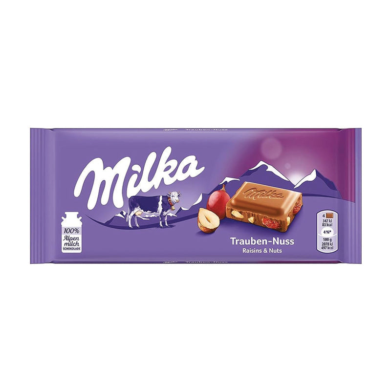Milka - Raisin & Nuts  100 g