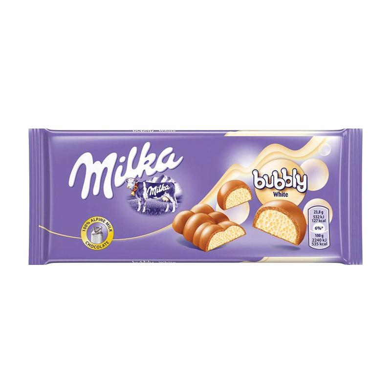 Milka - Bubbly White 95 g