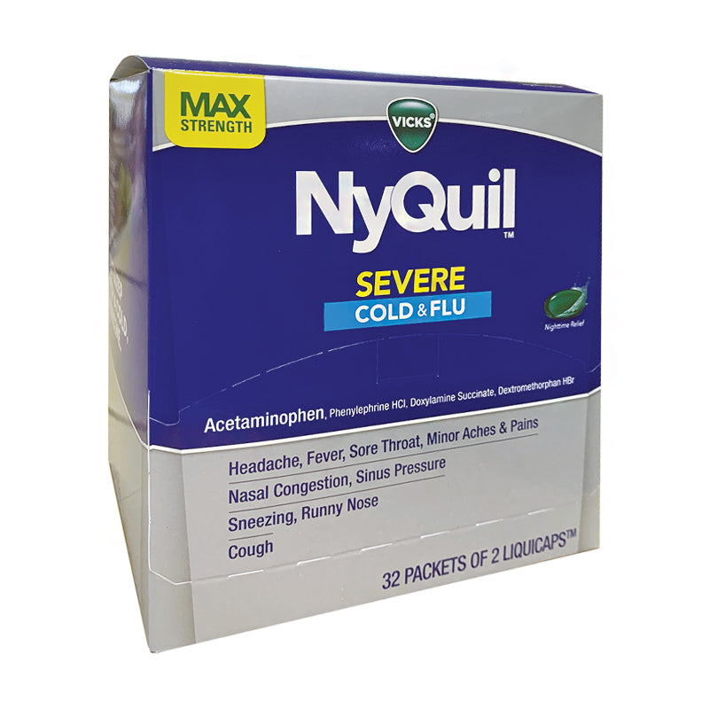 Nyquil Severe Cold&Flu Liquid Loose 2 ct