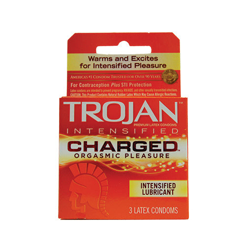Trojan 3-Pk Charge (Orange) 6-3 pk