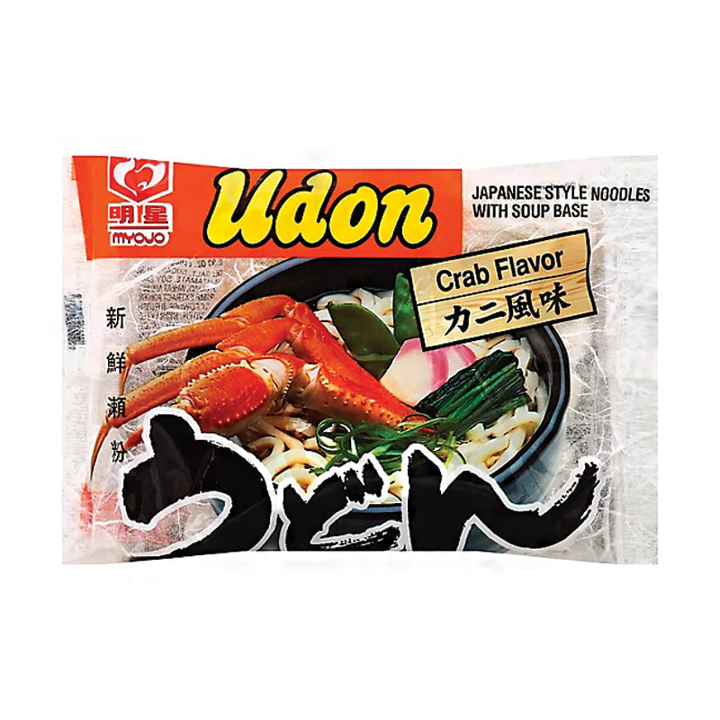 Myojo Udon W/Soup Crab Flavor 7.19 oz