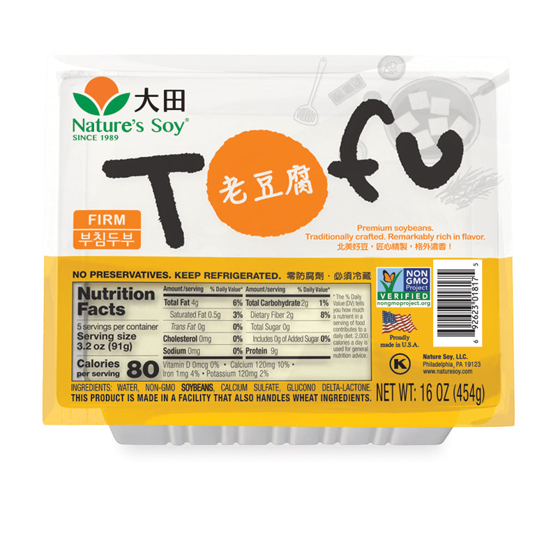 Nature'S Soy Firm Tofu 16 oz