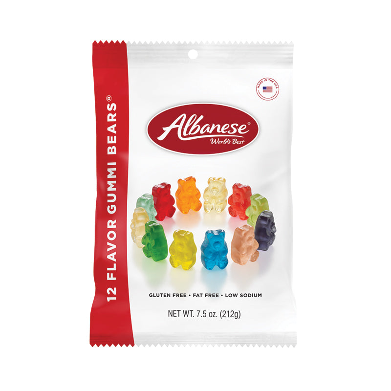 Albanese 12 Flavor Gummi Bears 7.5 oz