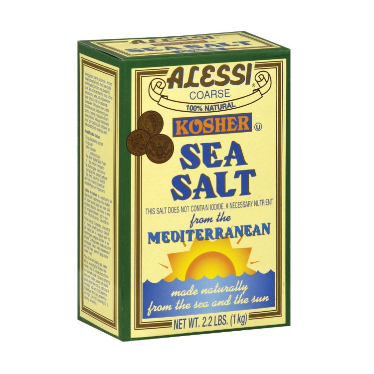 Alessi Kosher Sea Salt Box 2 lb