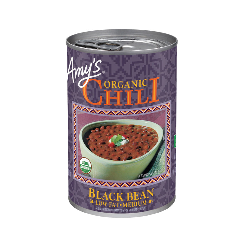 Amys Chillis Black Bean 14 oz