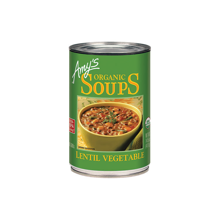 Amys Lentil Vegetable Soup 14 oz
