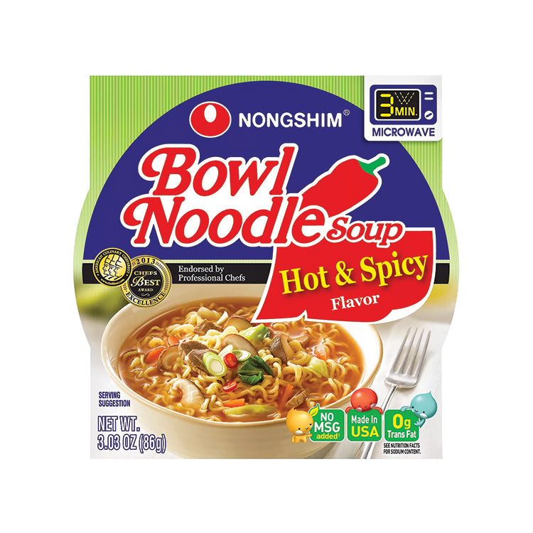 Nong Shim Hot&Spicy Bowl 3.5 oz