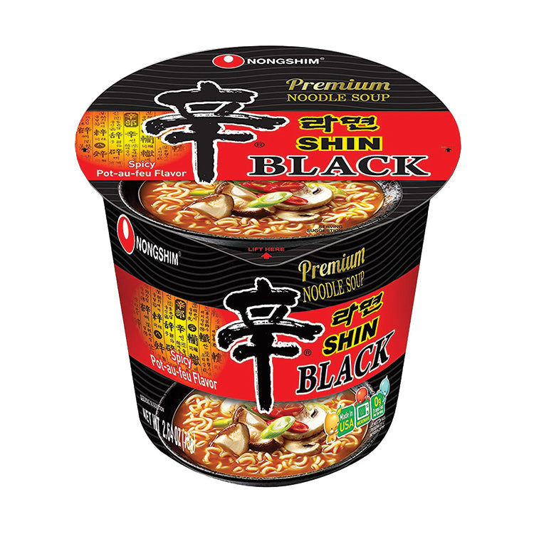 Nong Shim Black Shin Cup 3.56 oz