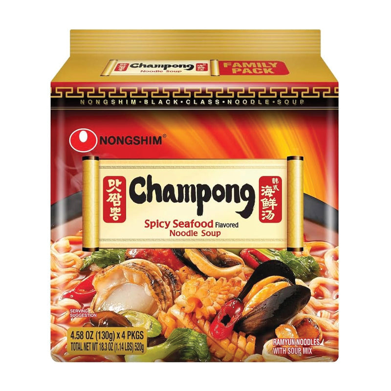 Nongshim Champong Noodle Soup 4.5 oz