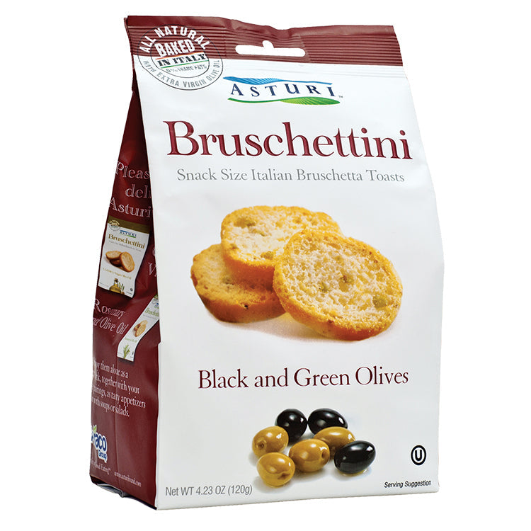 Asturi Brusc. Black/Green Olives 4.23 oz