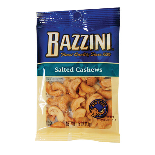 Bazzini Cashew Salted 1.25 oz
