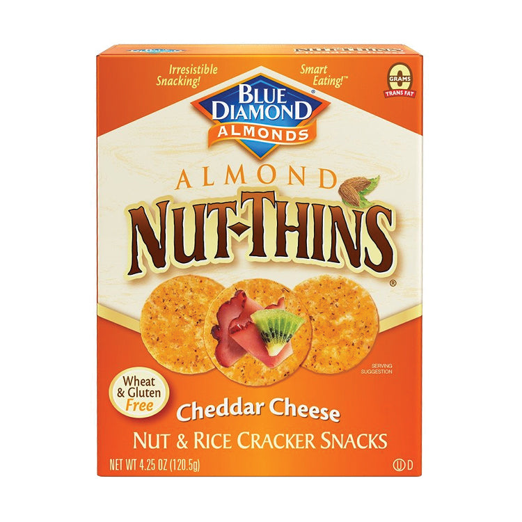 Blue Dia Nut Thin Cracker Cheddar 4.25 oz