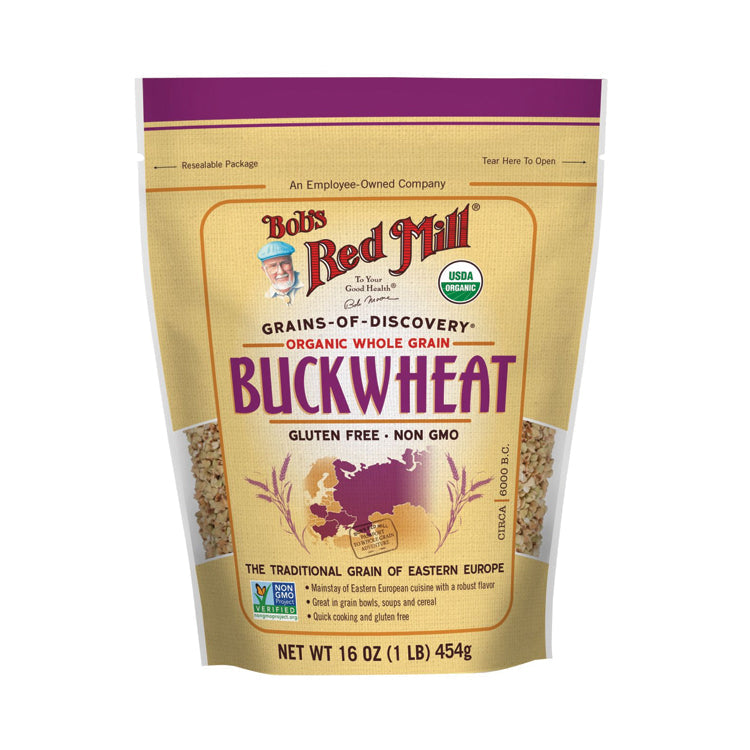 Organic Buckwheat Groats Raw 16 oz