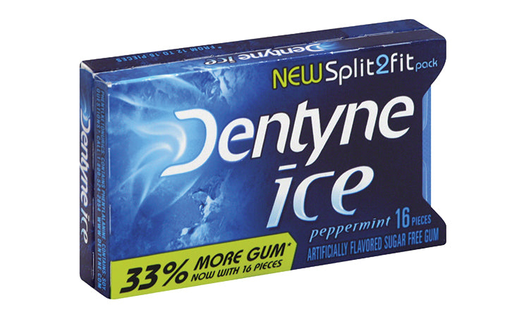 Dentyne Ice Peppermint Sgls 16 pcs