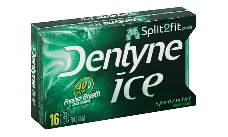 Dentyne Ice Spearmint Sgls 16 pcs