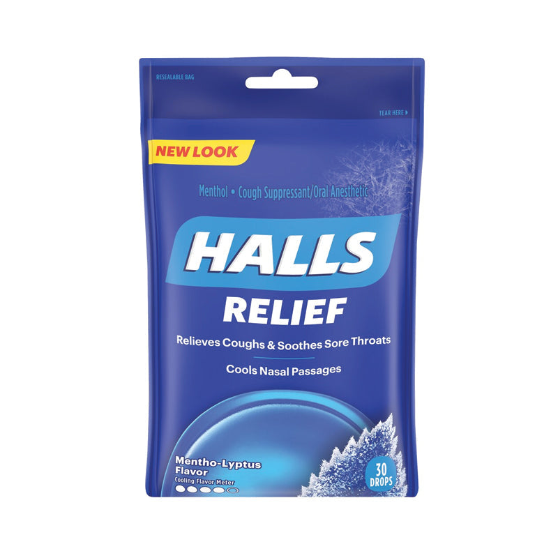 Halls Bags Menthol-Lyptus 30 pc