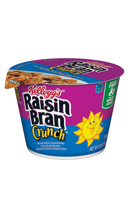 Kellogue Cup Cereal Raisin Bran Cr 2.8 oz