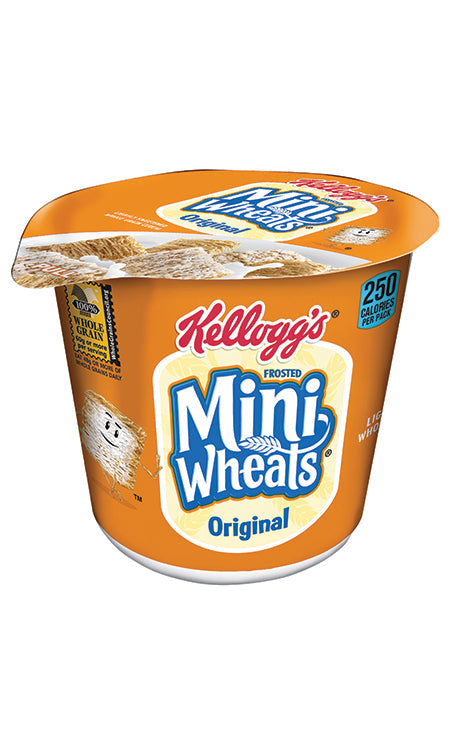 Kellogue Cup Cereal Frost Mini Wheat 1.5 oz
