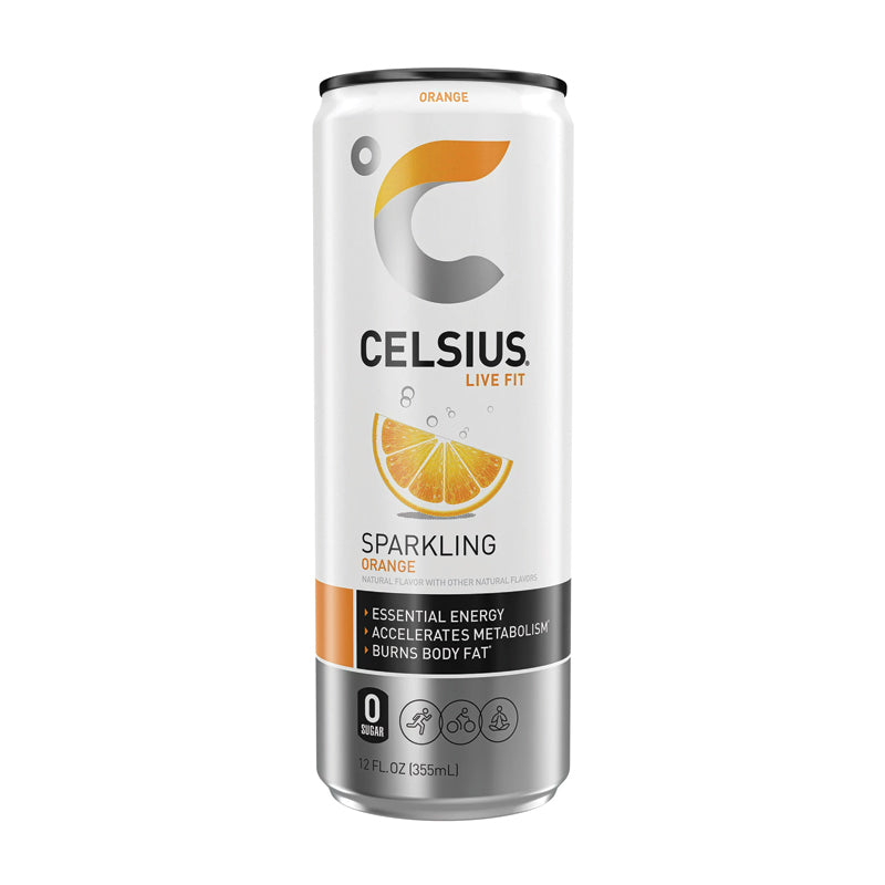 Celsius Sparkling - Orange 12 oz