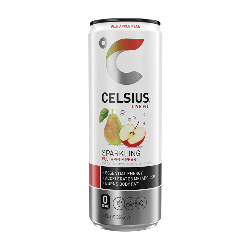 Celsius Sparkling - Fuji Apple Pear 12 oz