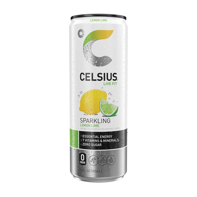 Celsius Sparkling - Lemon Lime 12 oz