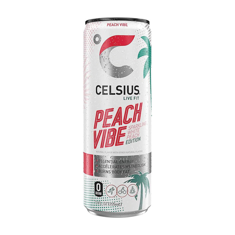 Celsius Sparkling - Peach Vibe 12 oz