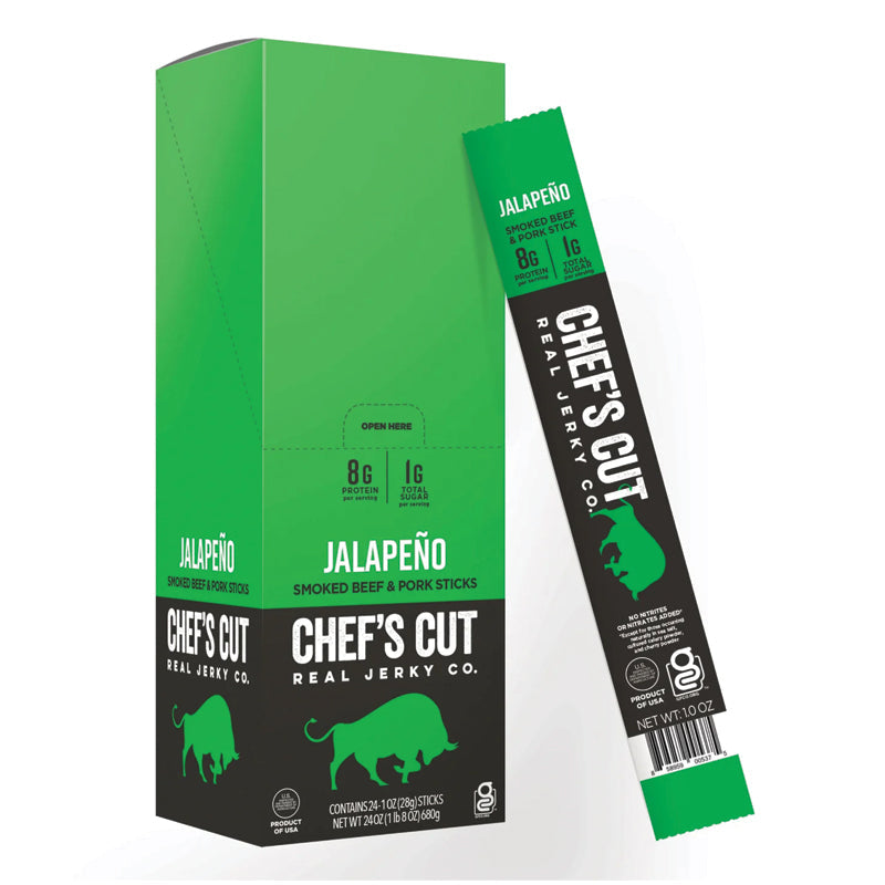 Chef Cut Real Snack Sticks - Jalapeno 1 oz