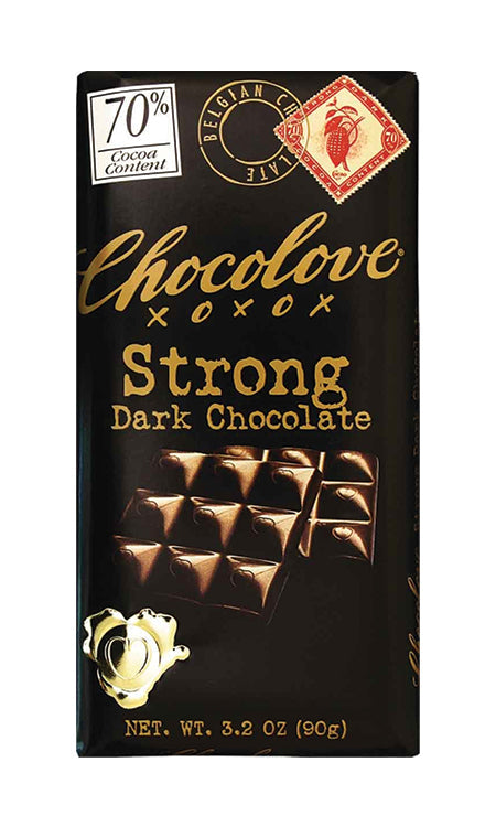 Chocolove Strong Dark Chocolate 3.2 oz