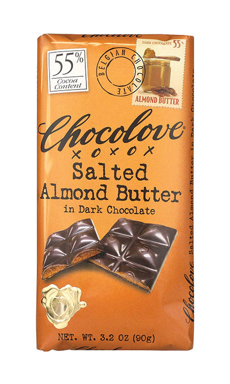 Chocolove Salted Almond Butter In Dark 3.2 oz