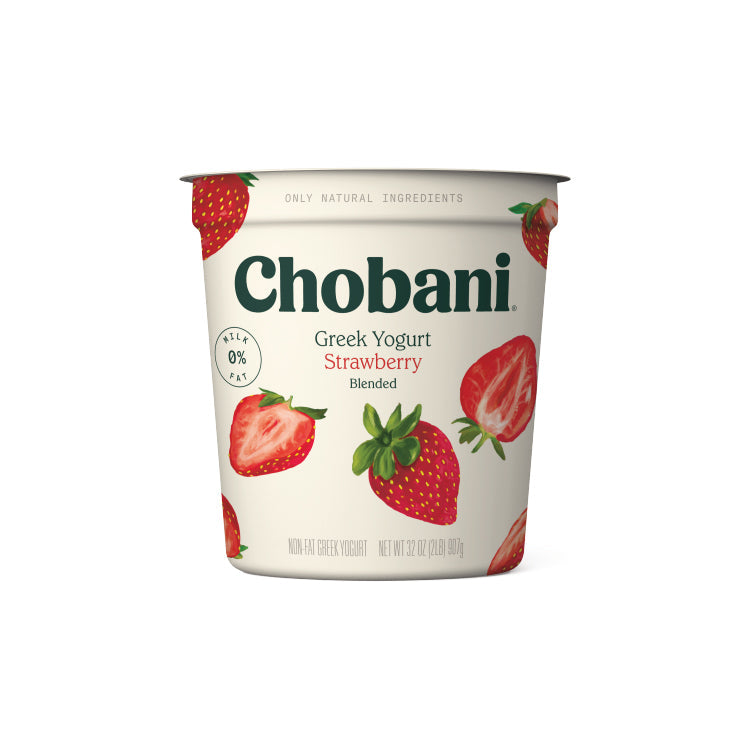 Chobani 0%- Strawberry Large 32 oz