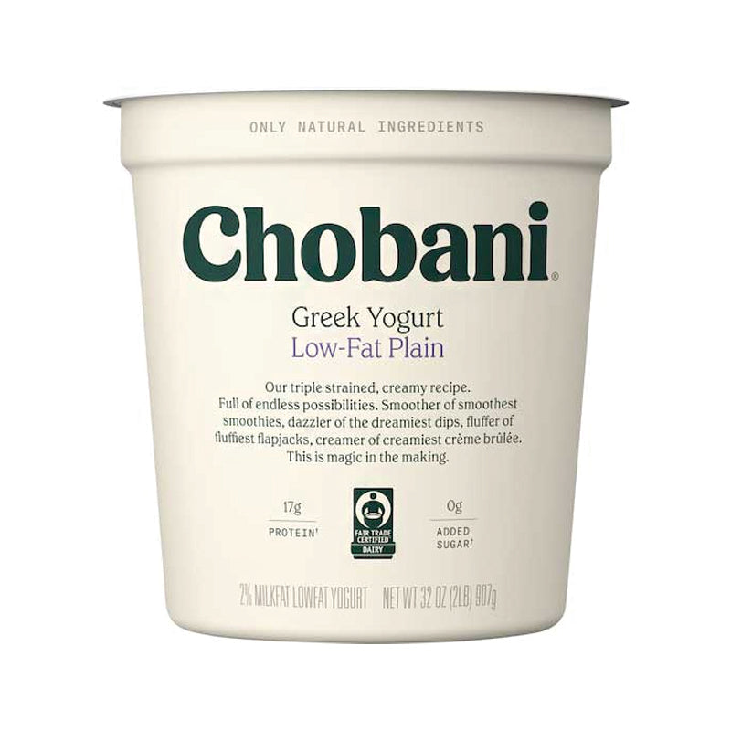 Chobani 2% - Low Fat Plain Large 32 oz