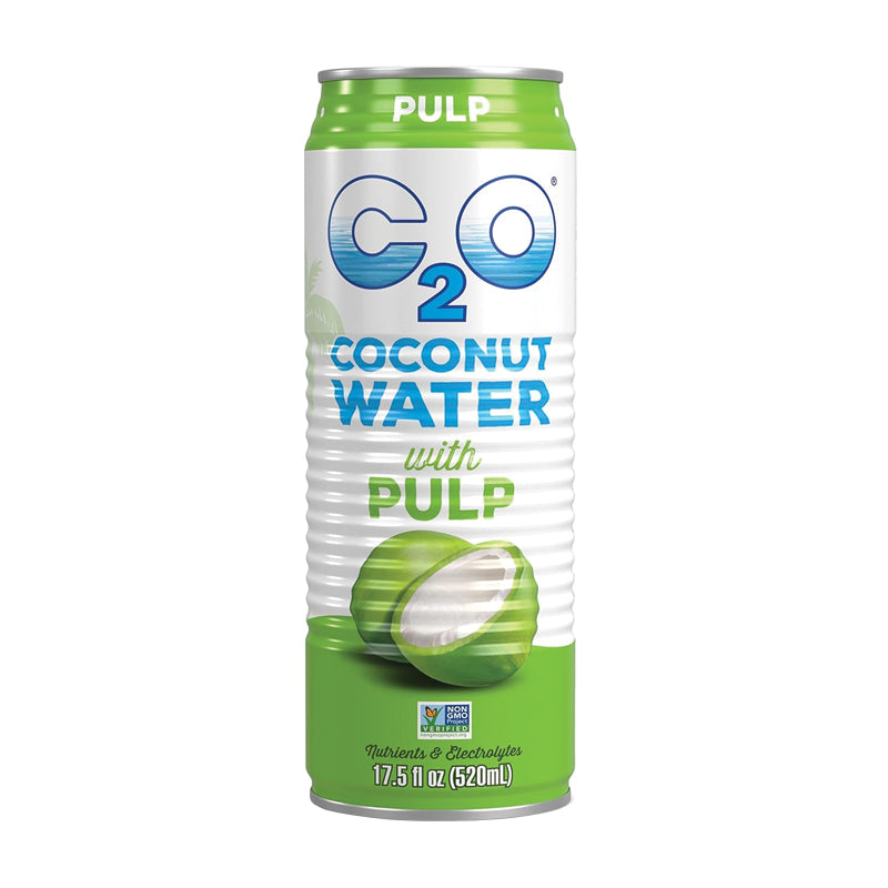 C2O Pure Coconut Water With Pulp 17.5 oz