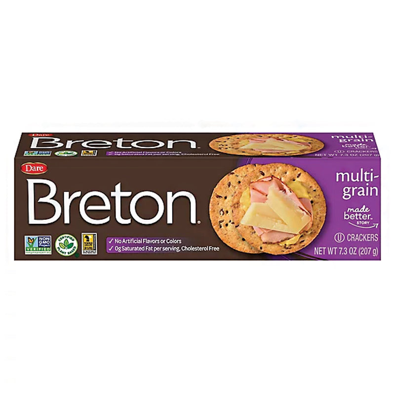 Dare Breton Crackers Multigrain 7.3 oz