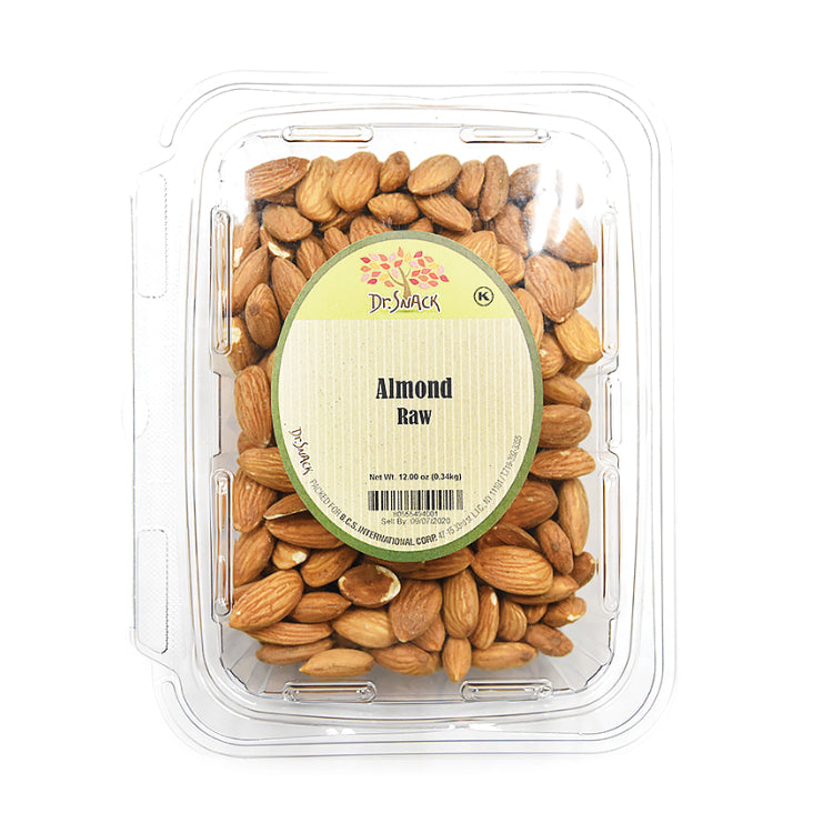 Dr.Snack Almond Raw 12 oz