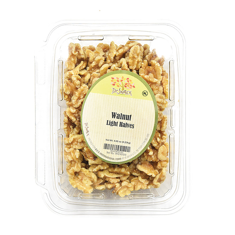 Dr.Snack Walnuts Light Halves 8 oz