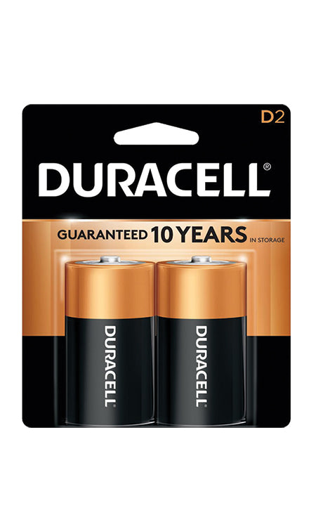 Duracell - D Usa 2 pk