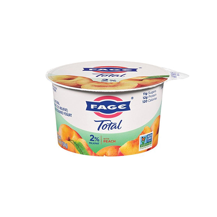 Fage 2% Peach Greek Yogurt 5.3 oz
