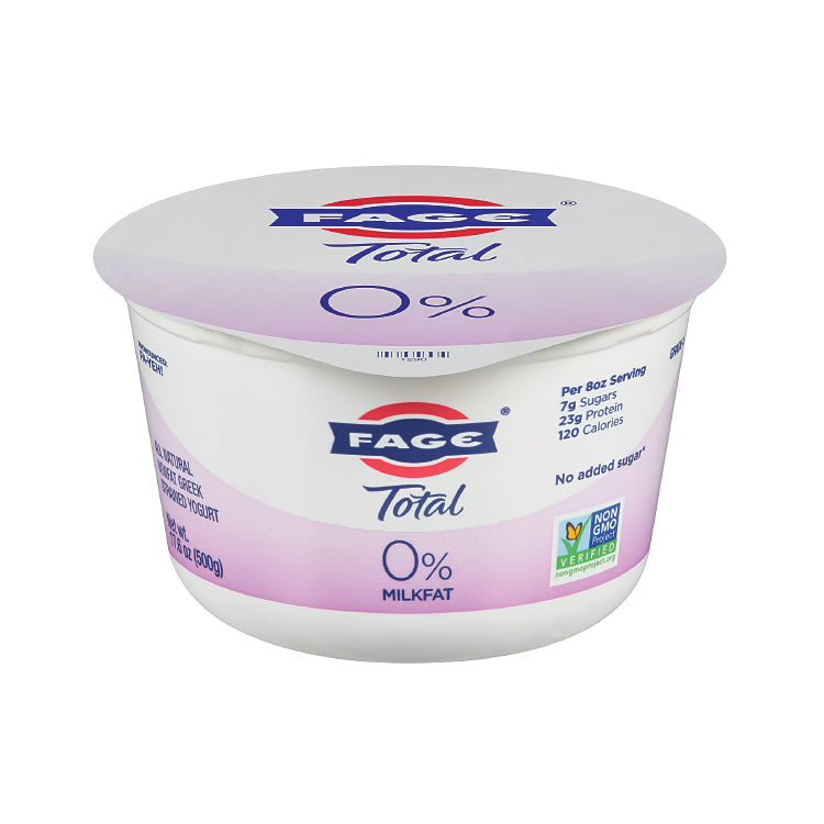Fage 0% Plain Greek Yogurt 16 oz