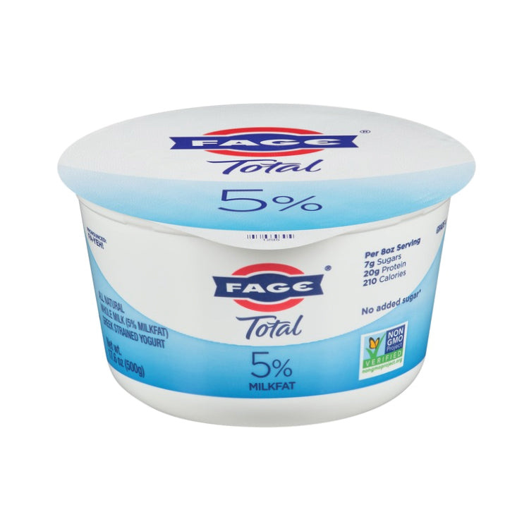 Fage 5% Plain Greek Yogurt 16 oz