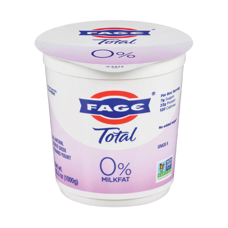 Fage 0% Plain Greek Yogurt 32 oz