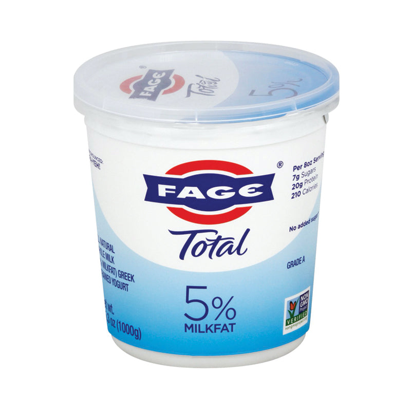 Fage 5% Plain Greek Yogurt 32 oz