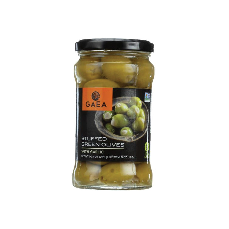 Gaea Garlic Stuffed Olive 6 oz