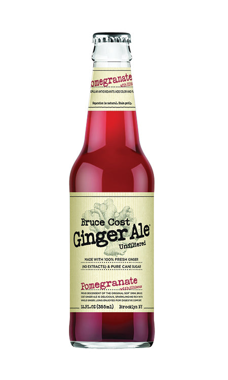 Bruce Cost Ginger Ale Pomegrante 12 oz