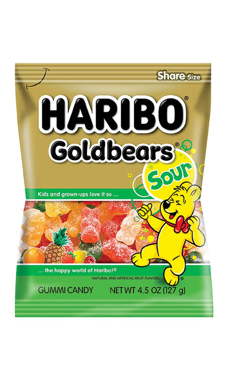 Haribo Sour Gold-Bear 4 oz