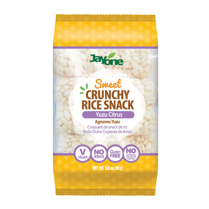 Jayone Rice Snack - Yuzo Citron 80 g